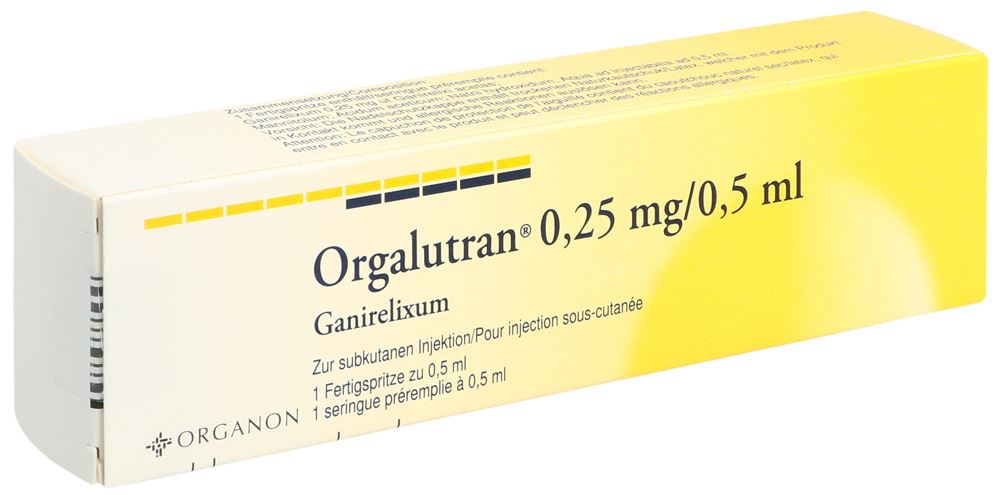 ORGALUTRAN Inj Lös Fertspr 0.5 ml, Hauptbild