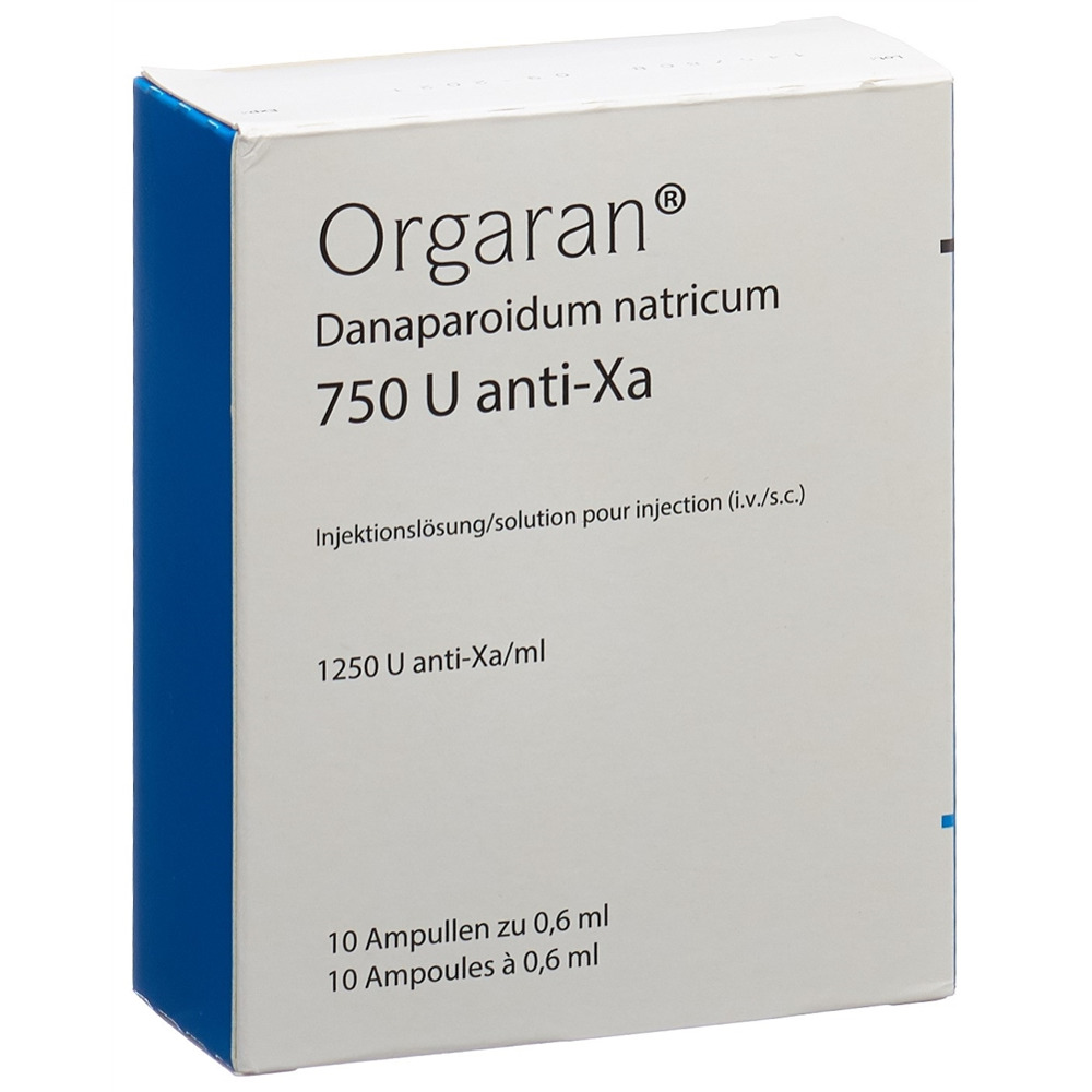 ORGARAN Inj Lös 750 E/0.6ml Amp 0.6 ml, Hauptbild