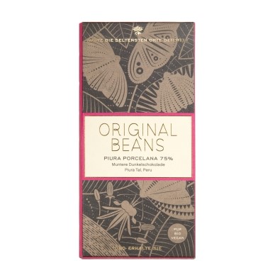 ORIGINAL BEANS Piura Porcelana chocolat noir