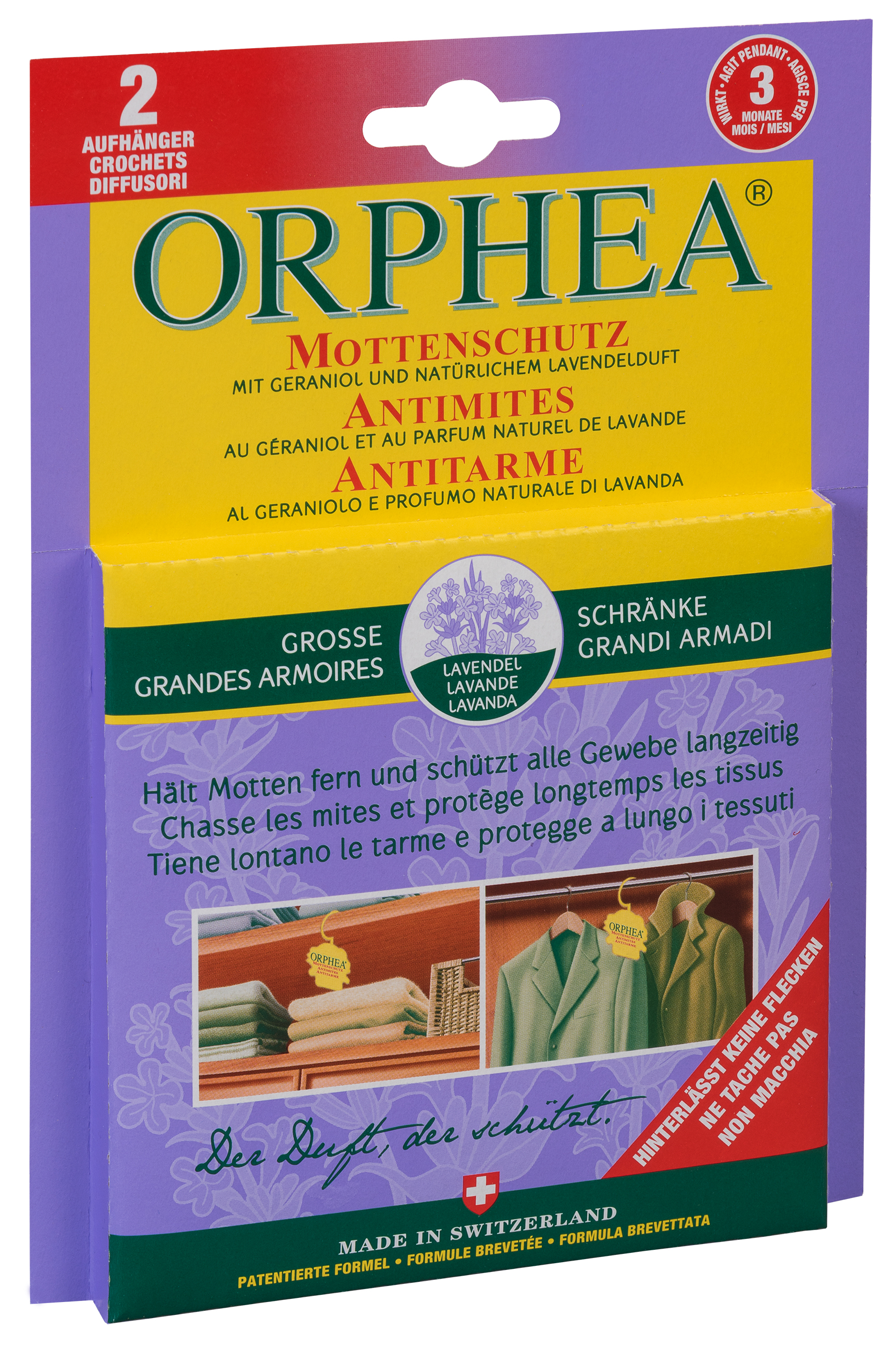 ORPHEA Mottenschutz Aufhänger, Hauptbild