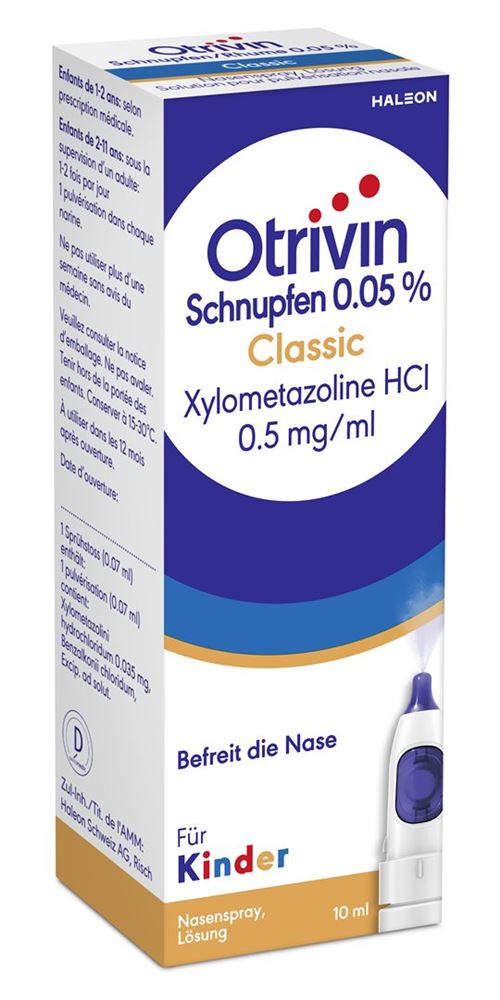 OTRIVIN Schnupfen Classic 0.05 %, Hauptbild