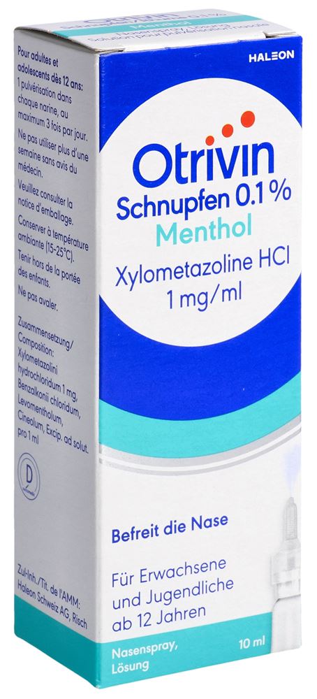 OTRIVIN Schnupfen 0.1 %, Hauptbild