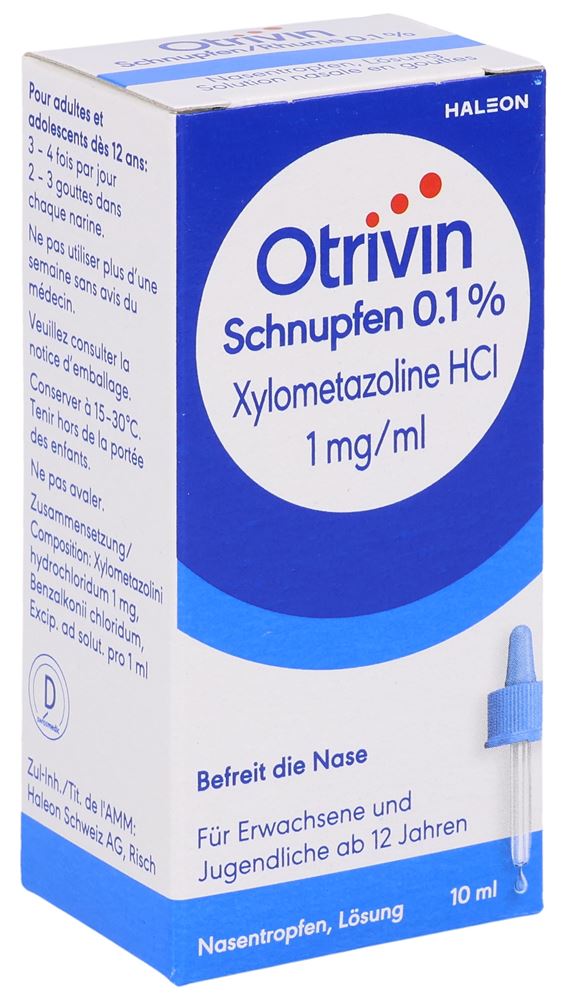 OTRIVIN Schnupfen 0.1 %, Hauptbild