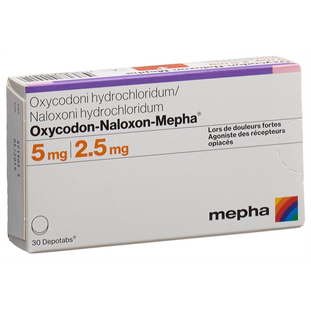OXYCODONE NALOXONE Mepha, image 2 sur 2