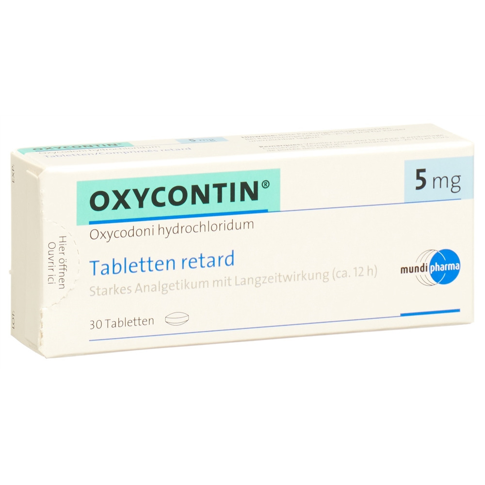 OXYCONTIN cpr ret 5 mg blist 30 pce, image principale