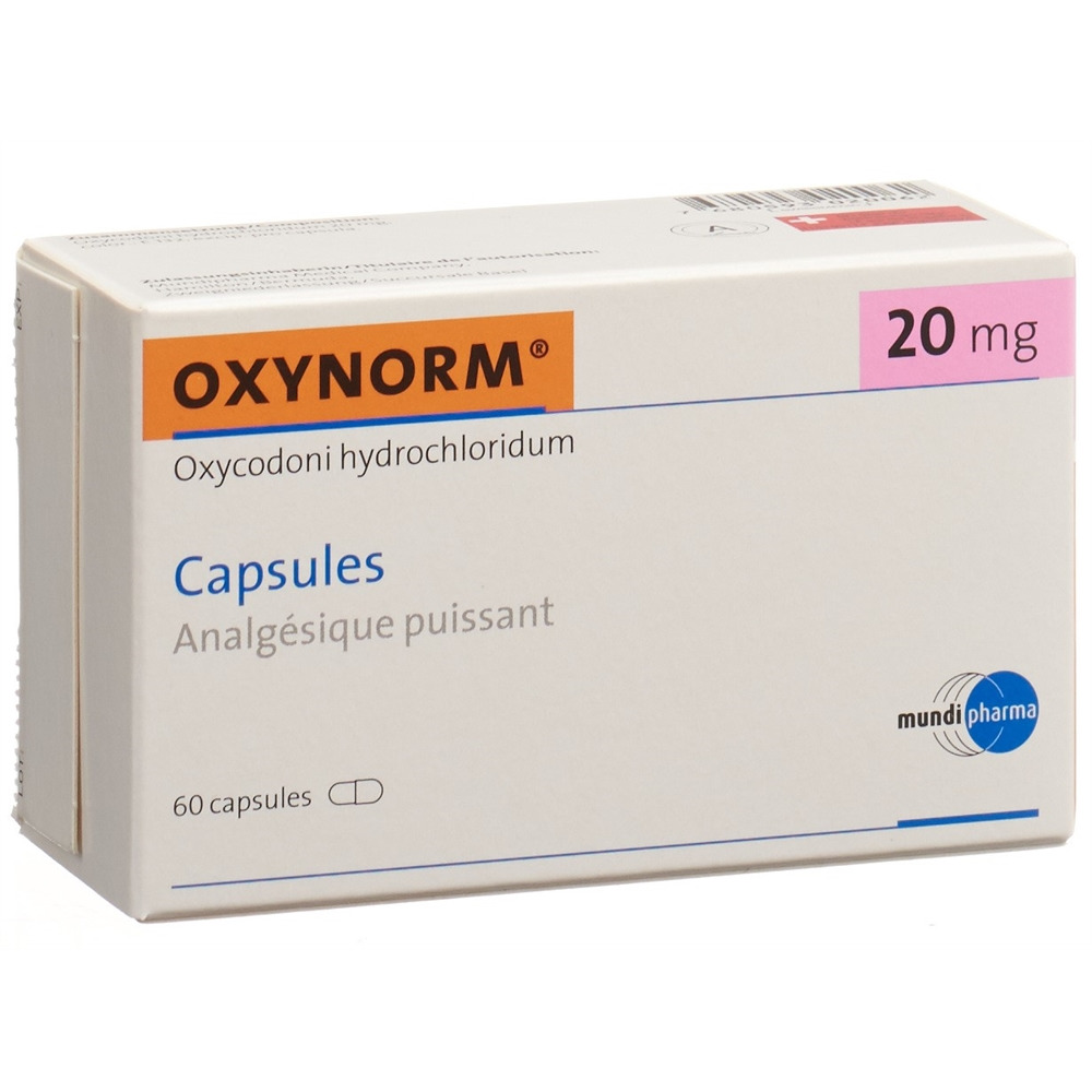 Oxynorm Kaps 20 mg Blist 60 Stk, Bild 2 von 2