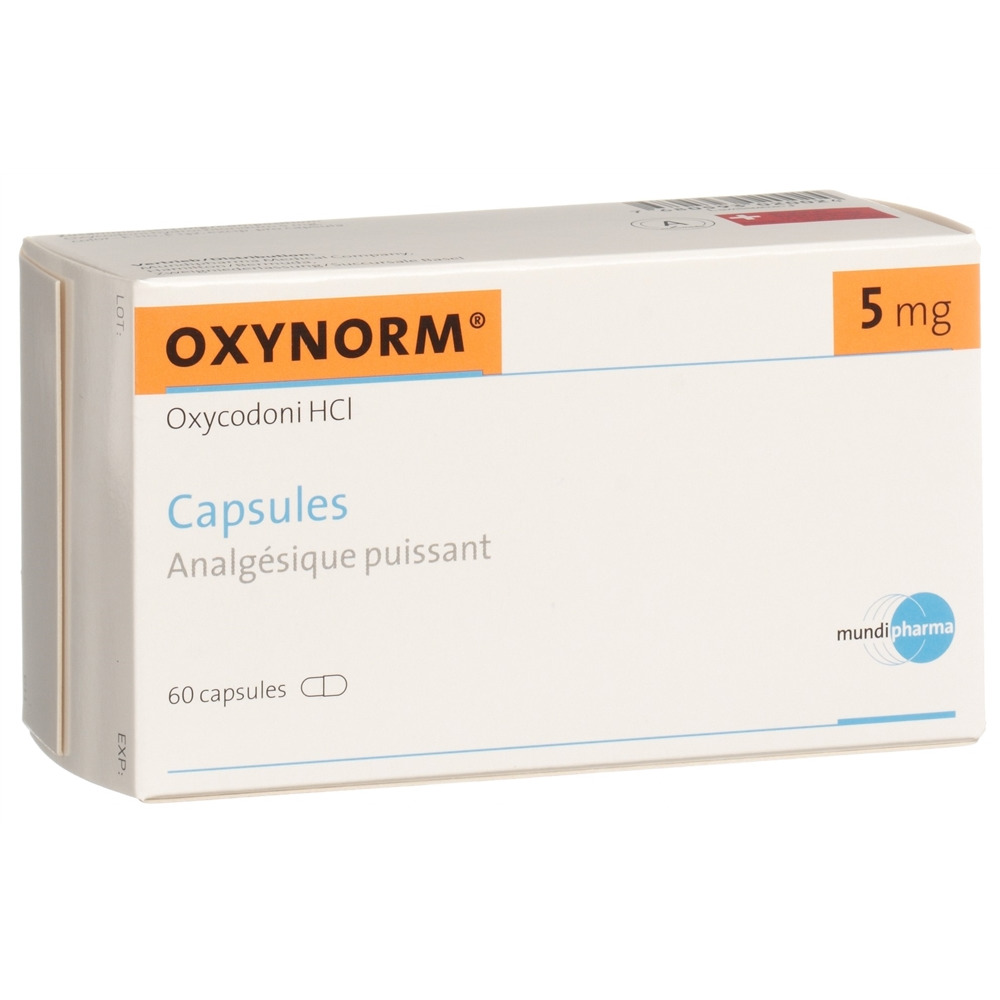 Oxynorm Kaps 5 mg Blist 60 Stk, Bild 2 von 2