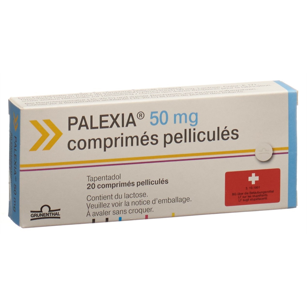 PALEXIA cpr pell 50 mg blist 20 pce, image 2 sur 2