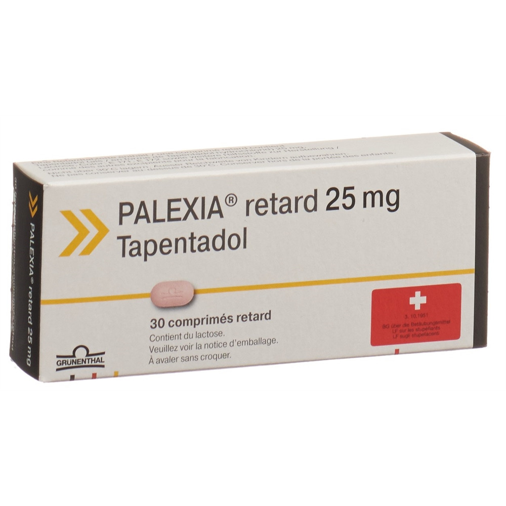 PALEXIA cpr ret 25 mg blist 30 pce, image 2 sur 2