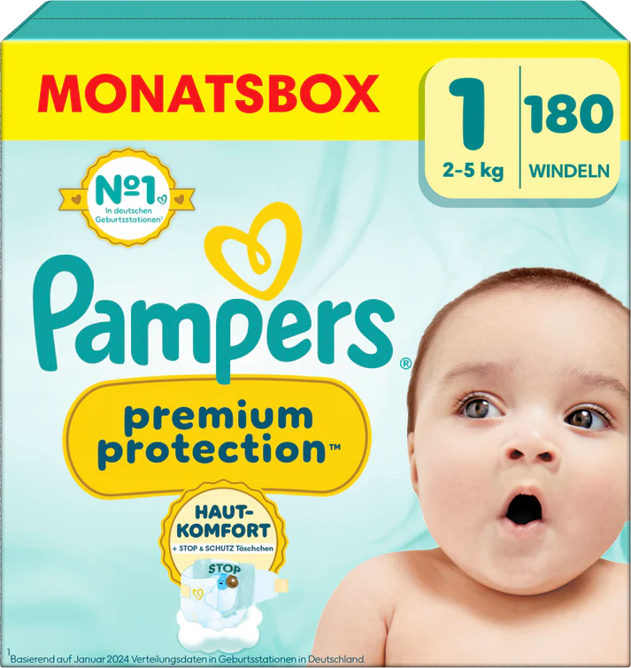 PAMPERS Premium Protection New Baby