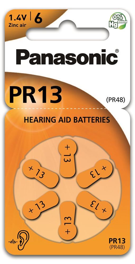 PANASONIC piles d’audiophones