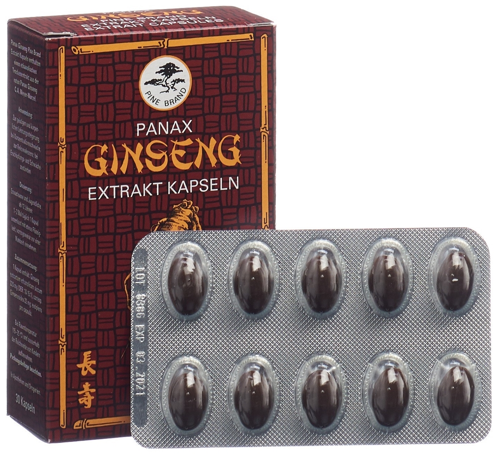 Panax Ginseng Weichkaps Blist 30 Stk, Bild 2 von 5