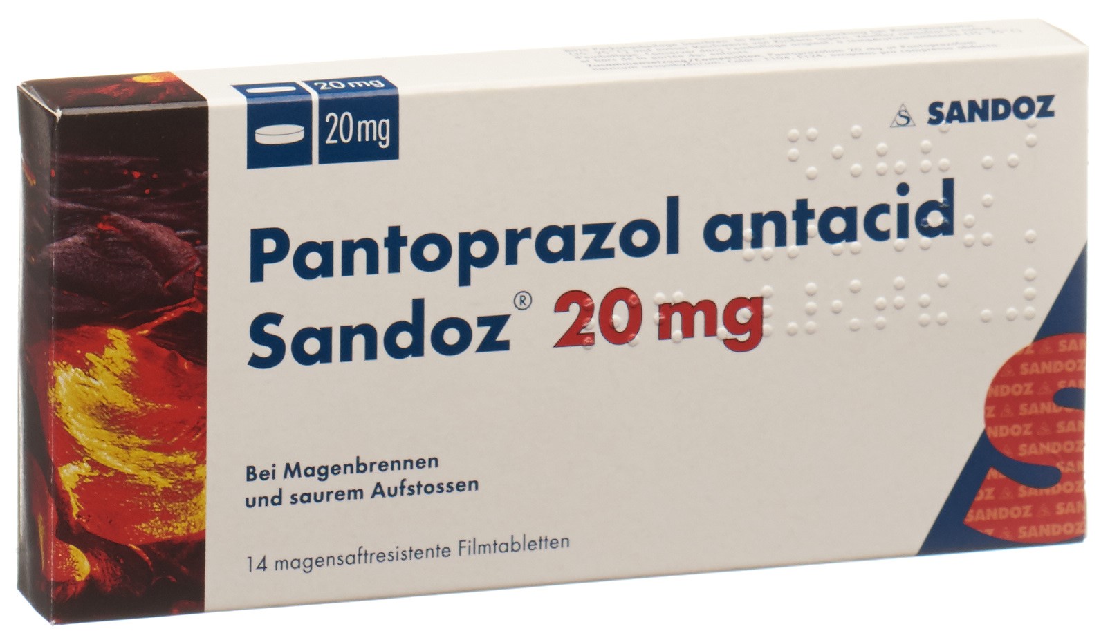 PANTOPRAZOLE Sandoz 20 mg, Hauptbild