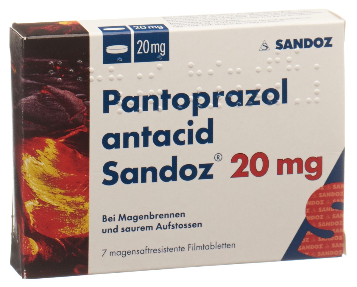 PANTOPRAZOLE Sandoz 20 mg, Hauptbild