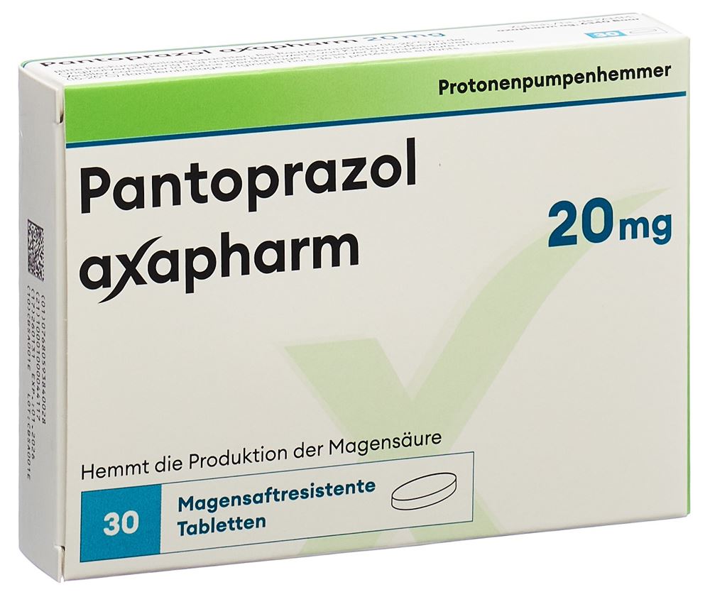 PANTOPRAZOLE axapharm 20 mg, Hauptbild