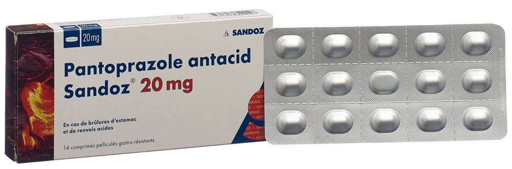 PANTOPRAZOLE Sandoz 20 mg, image 3 sur 4