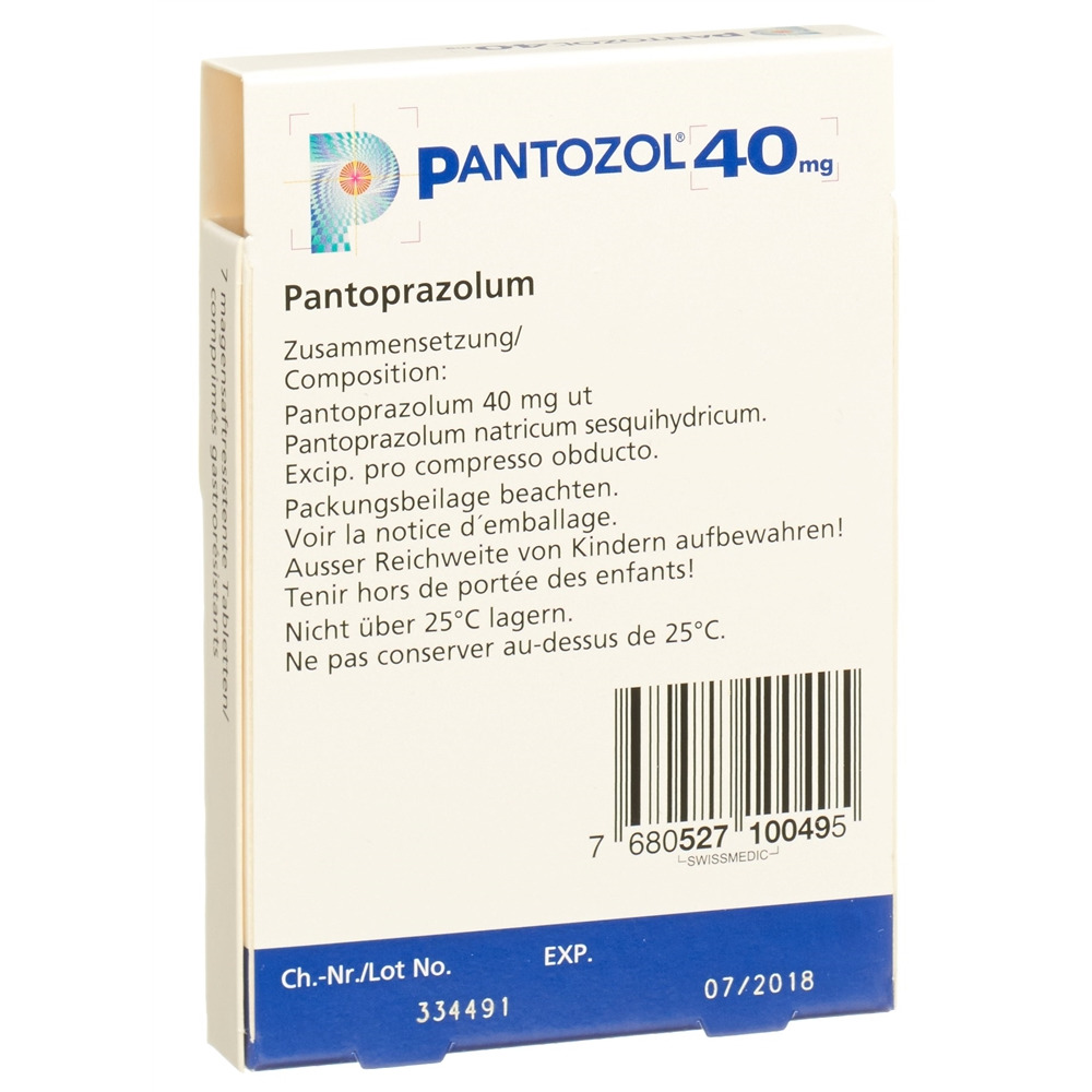 PANTOZOL Filmtabl 40 mg PocketPack 7 Stk, Bild 2 von 2