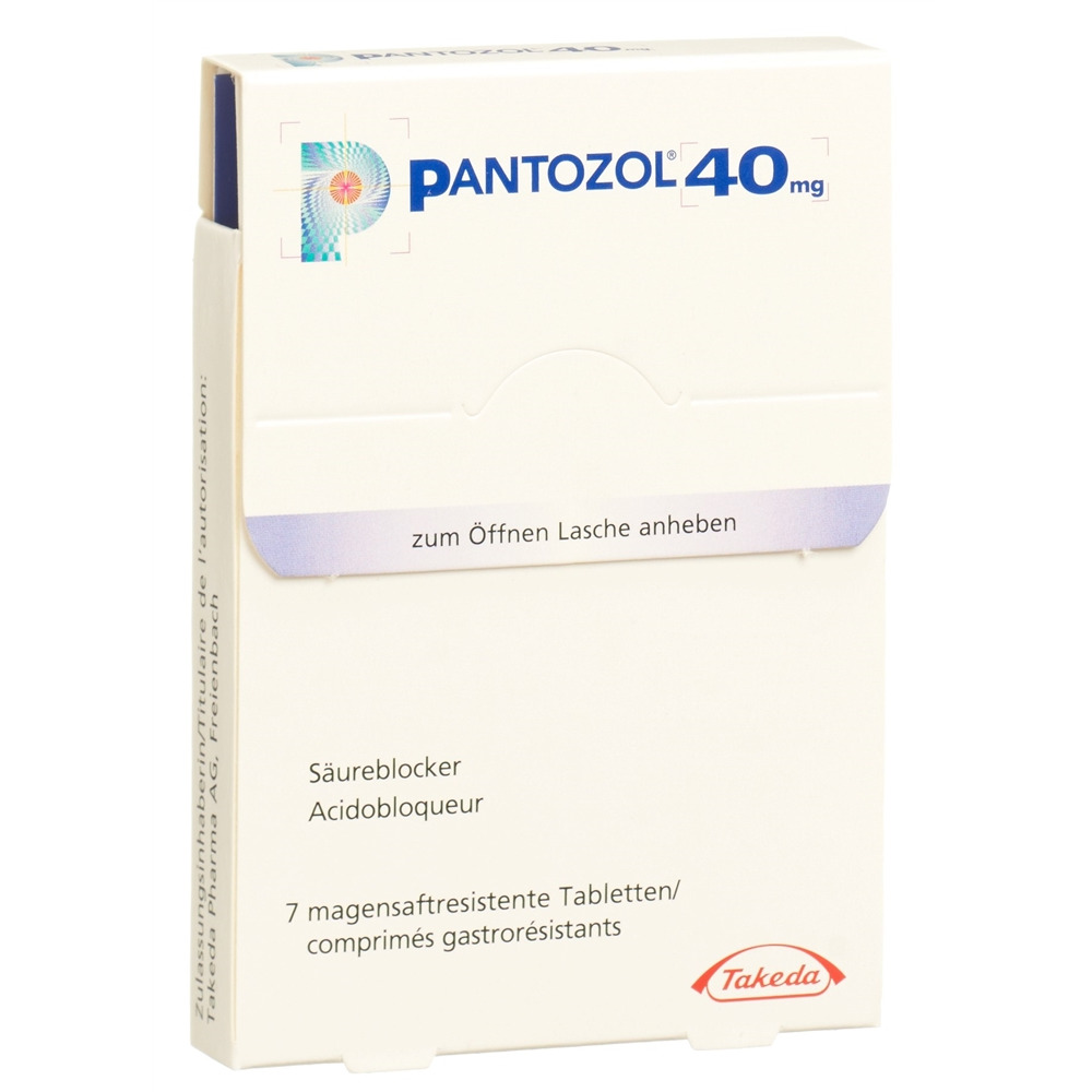 PANTOZOL Filmtabl 40 mg PocketPack 7 Stk, Hauptbild