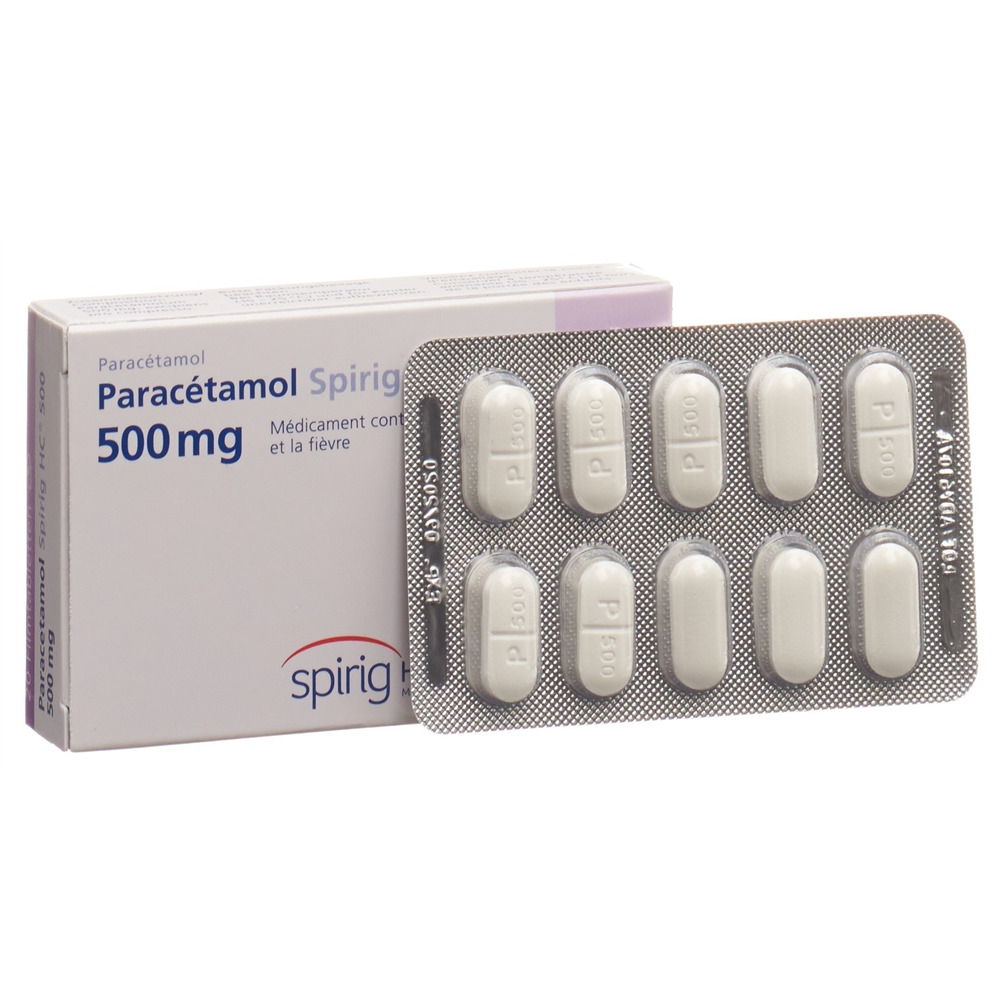 PARACETAMOL Spirig HC 500 mg, image 3 sur 4