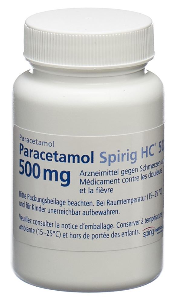 PARACETAMOL Spirig HC 500 mg, image 2 sur 3