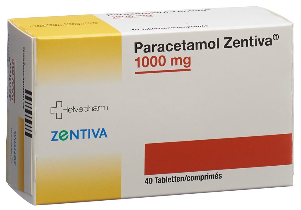 PARACETAMOL Zentiva 1000 mg, image principale