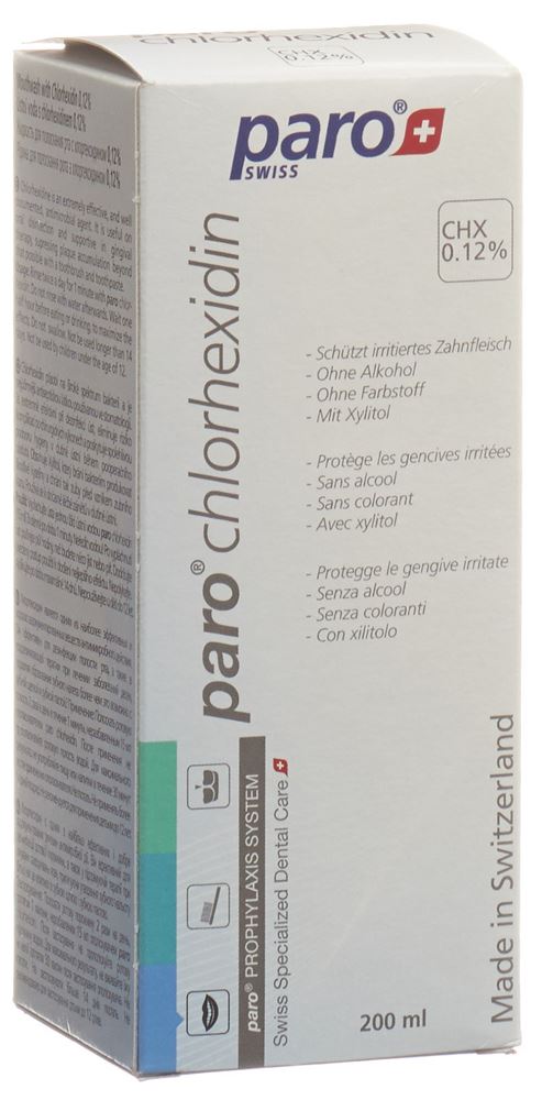 PARO bain de bouche chlorhexidine 0.12 %