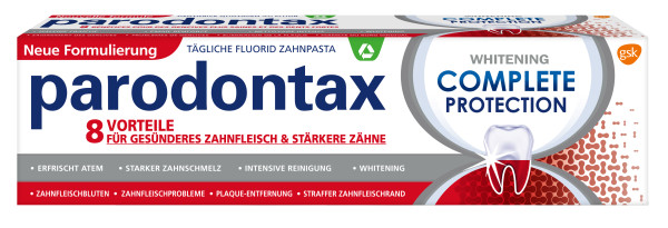 PARODONTAX Complete Protection Whitening dentifrice