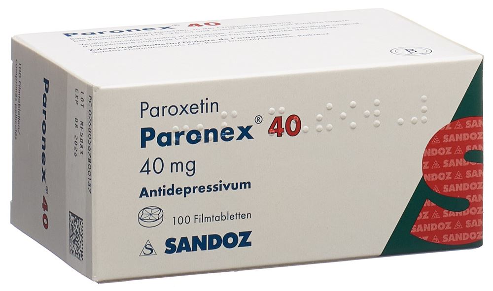 PARONEX cpr pell 40 mg blist 100 pce, image principale