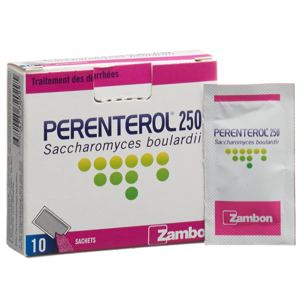 PERENTEROL pdr 250 mg sach 10 pce, image 3 sur 5