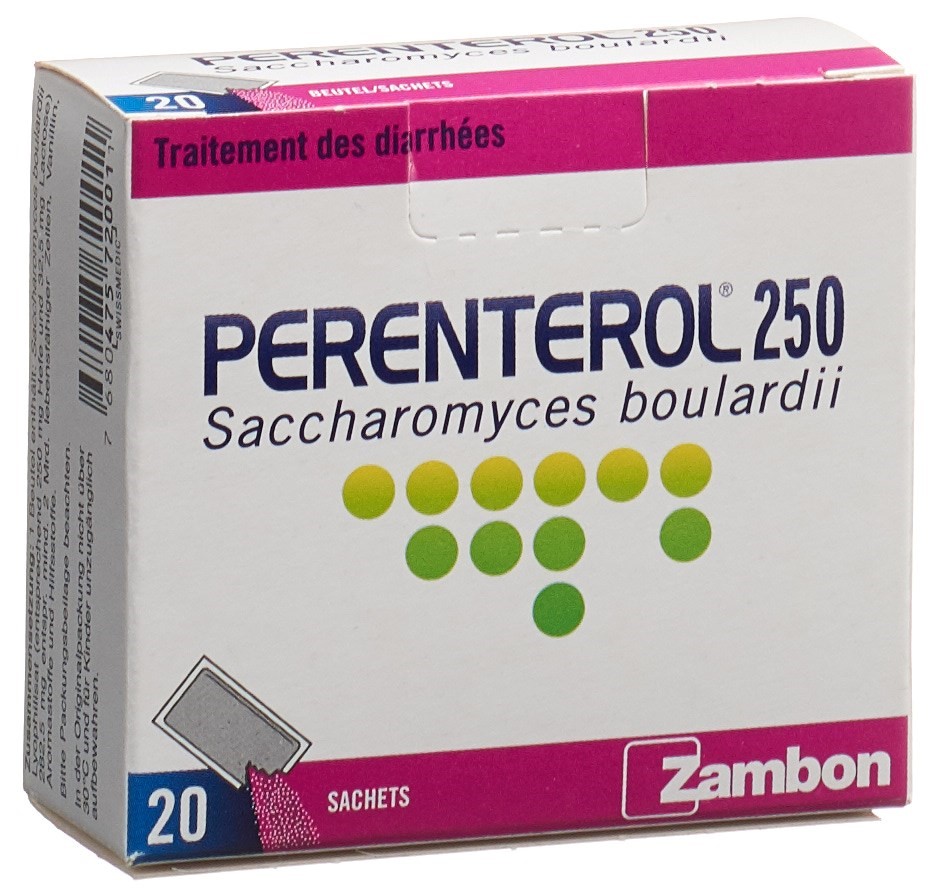 PERENTEROL pdr 250 mg sach 20 pce, image 4 sur 5