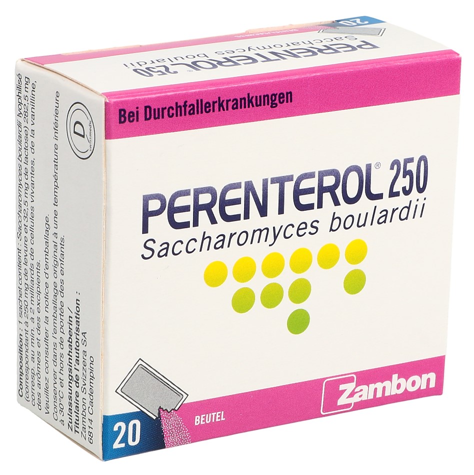 PERENTEROL pdr 250 mg sach 20 pce