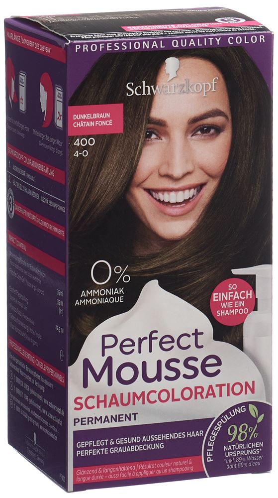 PERFECT MOUSSE mousse 400 châtain foncé 1 pce, image principale