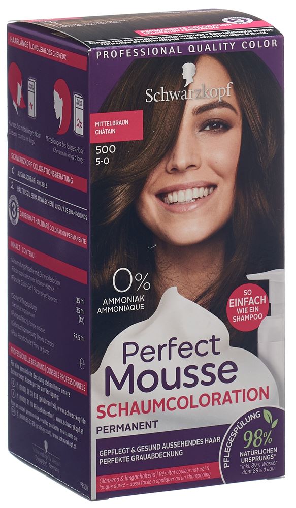 PERFECT MOUSSE 500 mittelbraun 1 Stk, Hauptbild