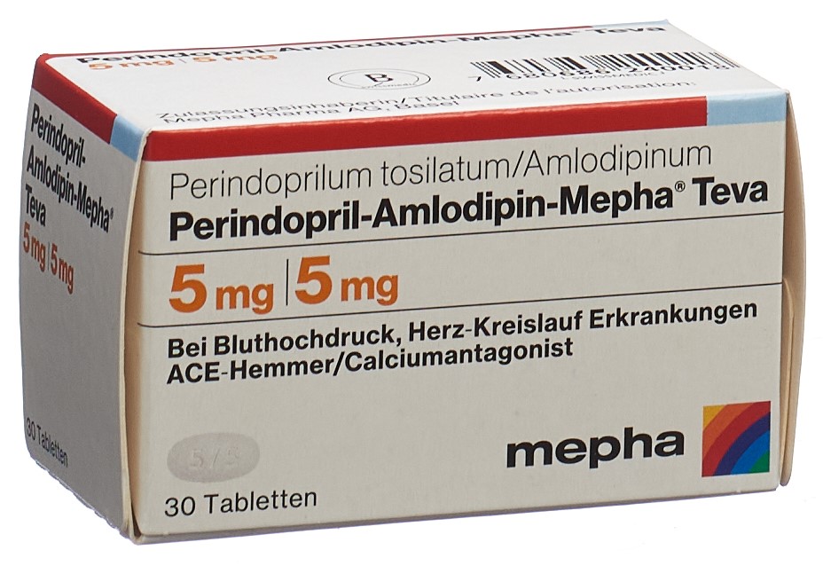 PERINDOPRIL AMLODIPINE Amlodipin-Mepha Teva, Hauptbild