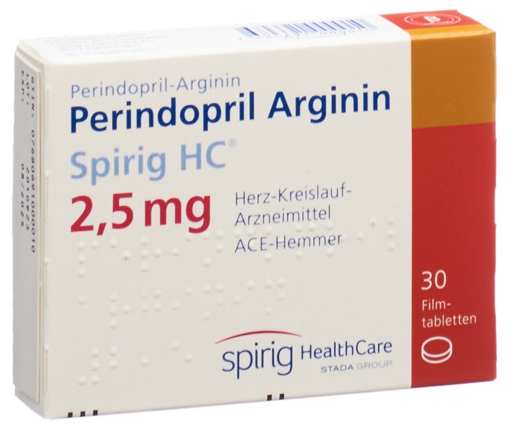 PERINDOPRIL Spirig HC 2.5 mg, Hauptbild