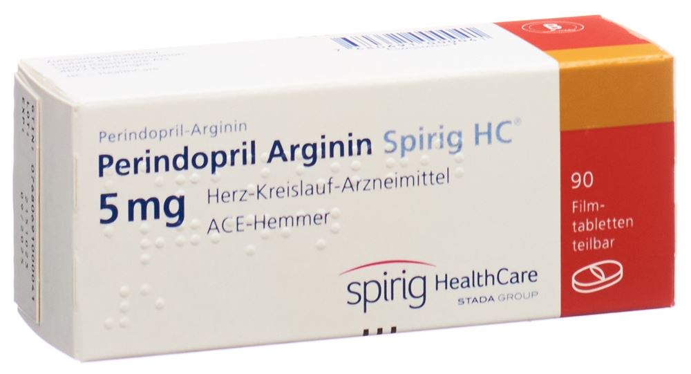 PERINDOPRIL Spirig HC 5 mg, Hauptbild