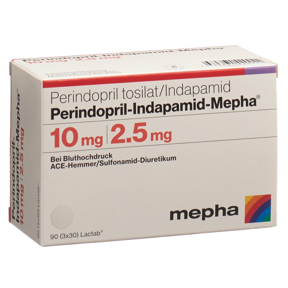 PERINDOPRIL INDAPAMID Indapamid-Mepha, image principale