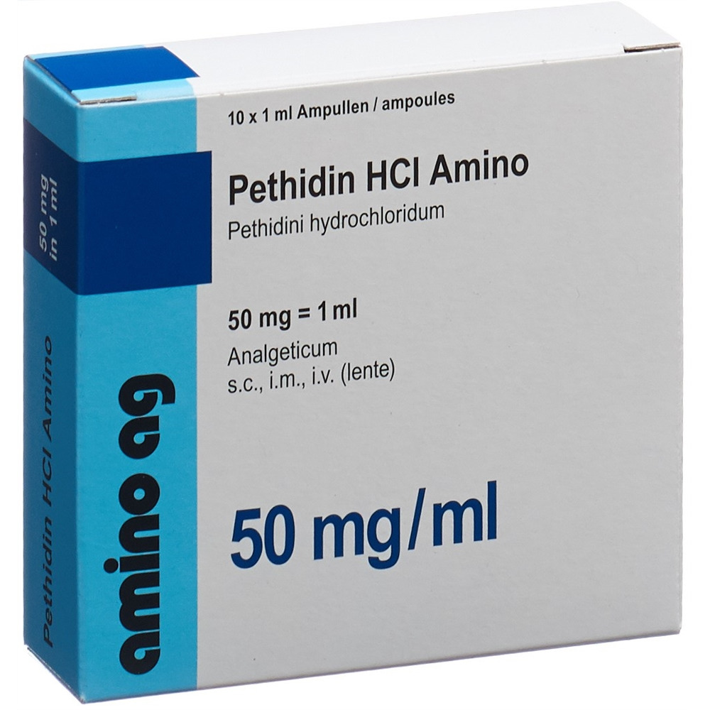 PETHIDINE HCL Amino 50 mg/ml, image principale