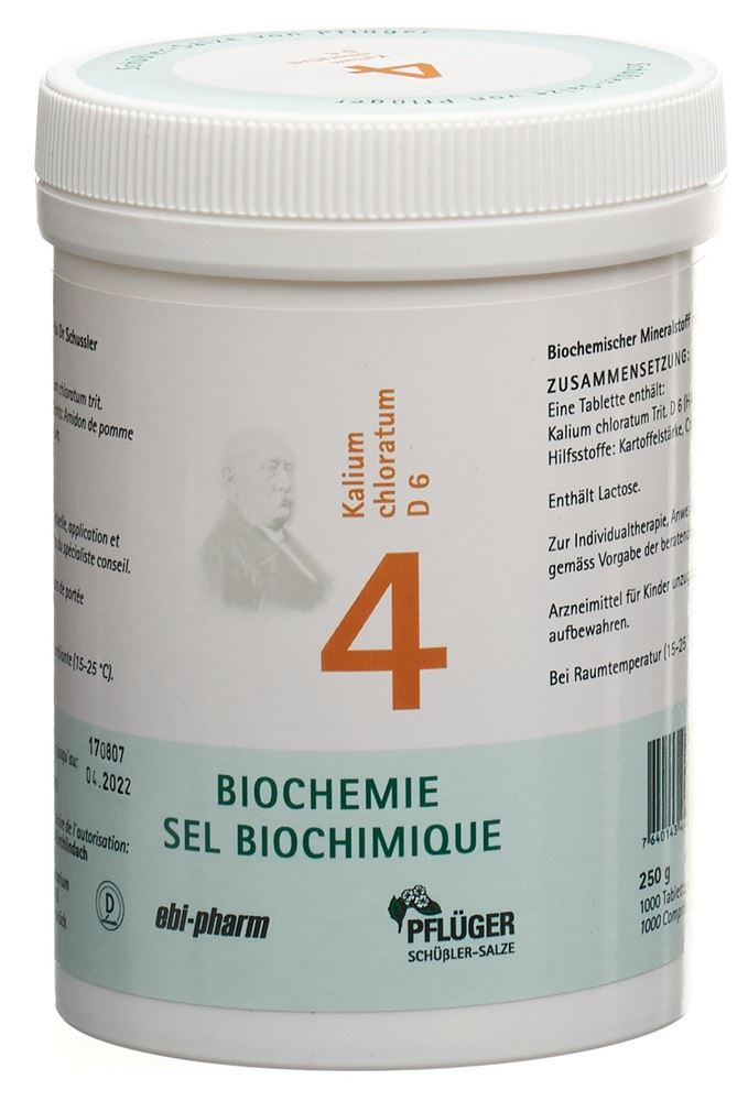 PFLUEGER Nr4 Kalium chloratum 6 D