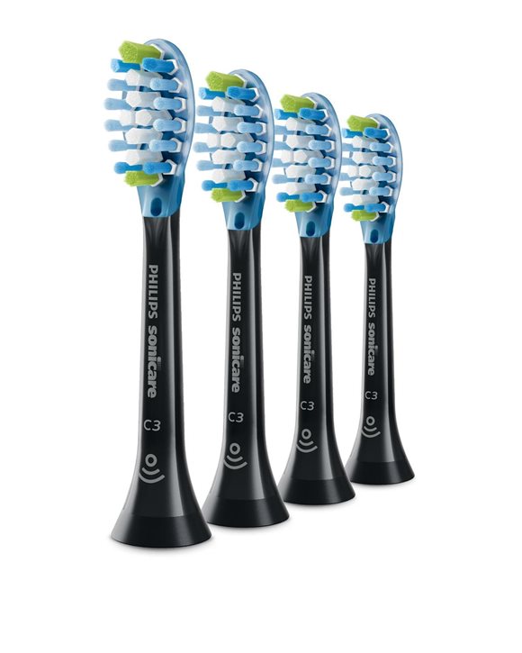 PHILIPS Sonicare Ersatzbürstenköpfe C3 Premium Plaque Defence black, Hauptbild