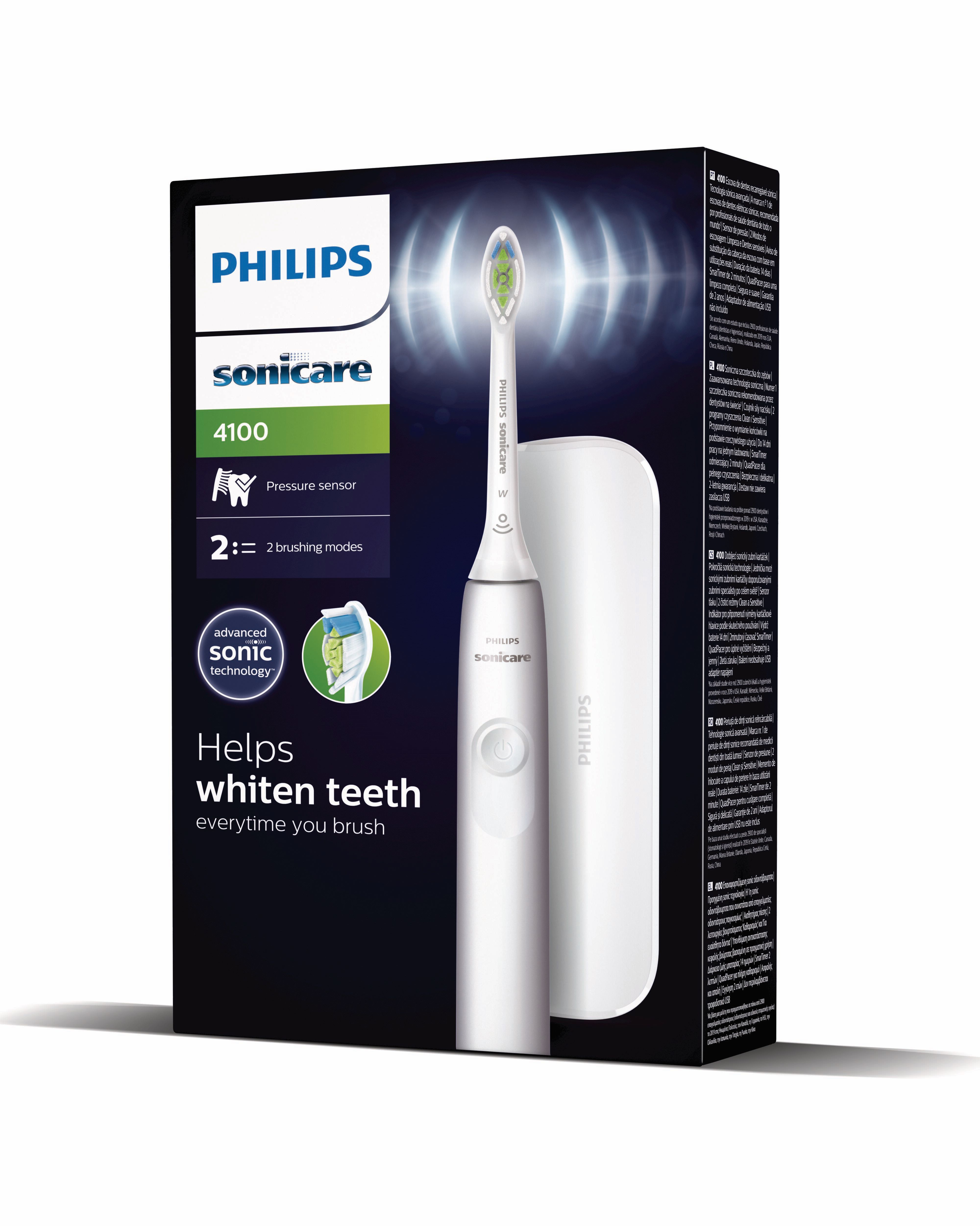 PHILIPS Sonicare Series 4100 brosse à dents électrique, image 3 sur 4