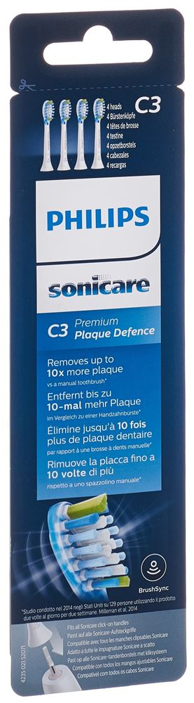 PHILIPS Sonicare têtes de brosse de rechange C3 Premium, image principale