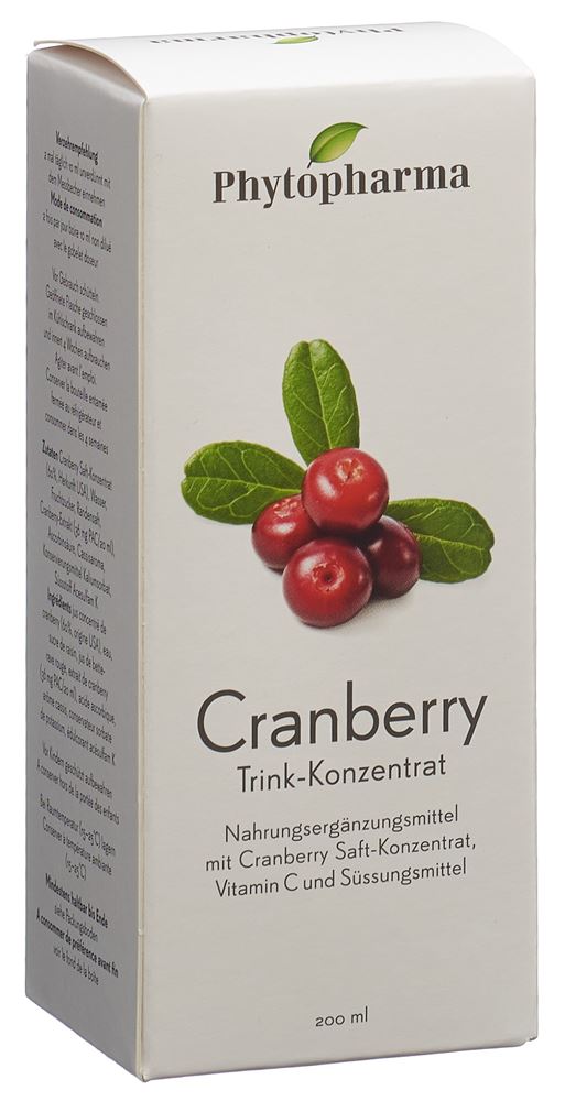 PHYTOPHARMA cranberry jus concentré, image principale