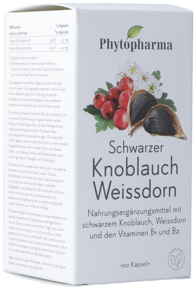 PHYTOPHARMA Schwarzer Knoblauch Weissdorn