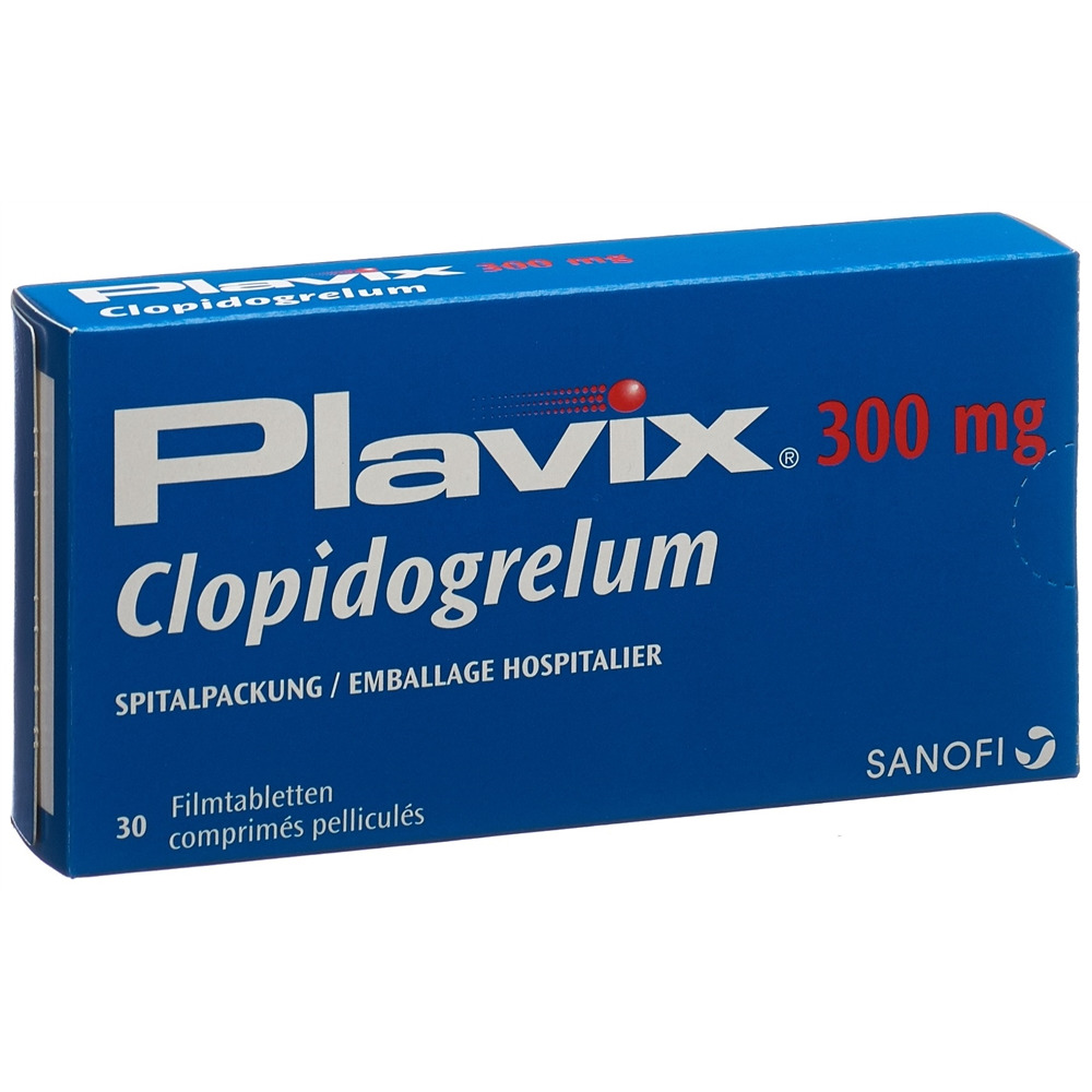 PLAVIX Filmtabl 300 mg Blist 30 Stk, Hauptbild