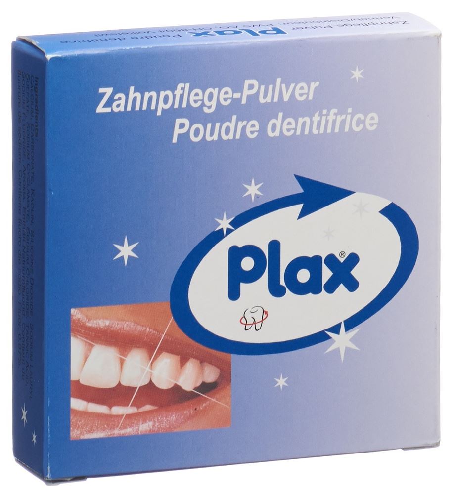 PLAX Zahnpflegepulver, Hauptbild