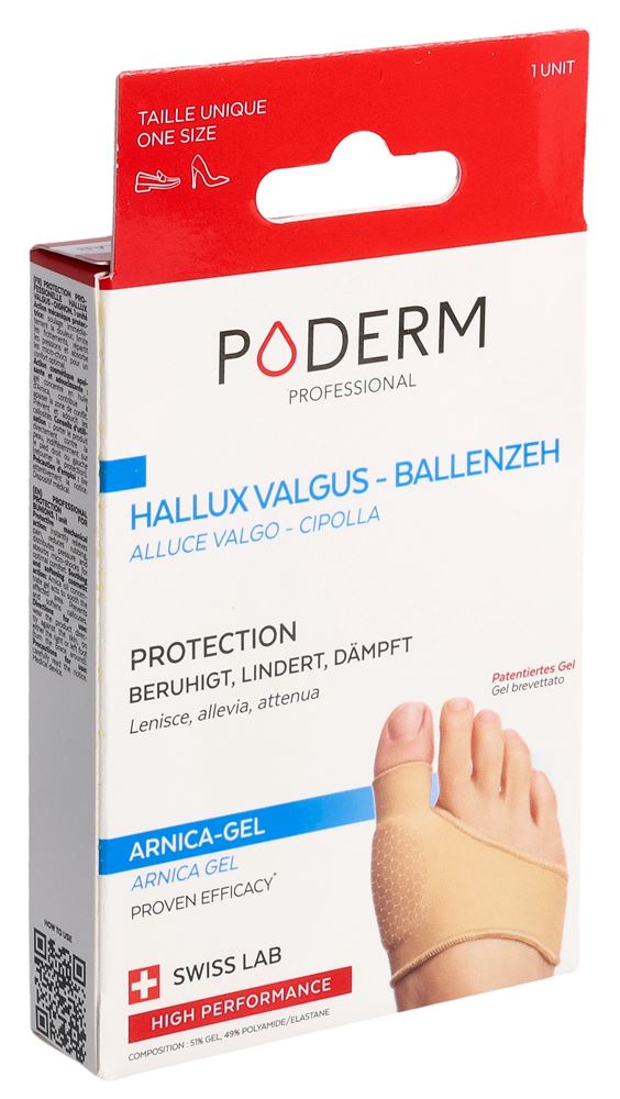 PODERM PROFESSIONAL Hallux Valgus Ballenzeh Schutz