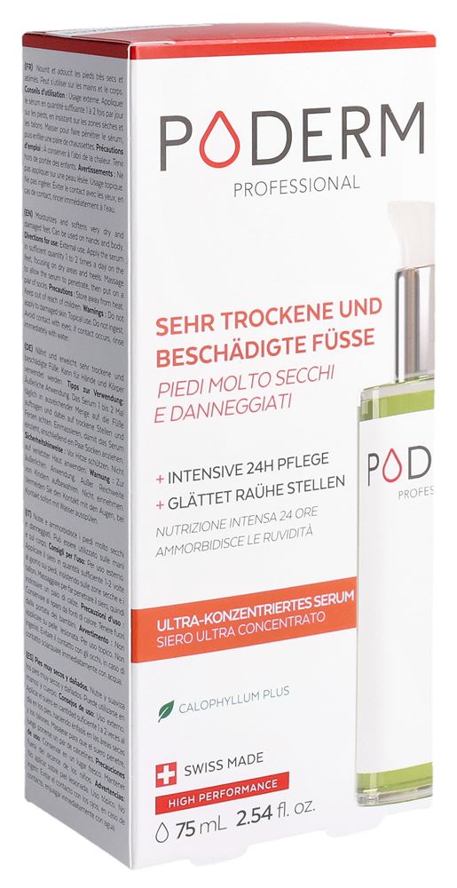 PODERM Sérum pieds très secs et abîmés