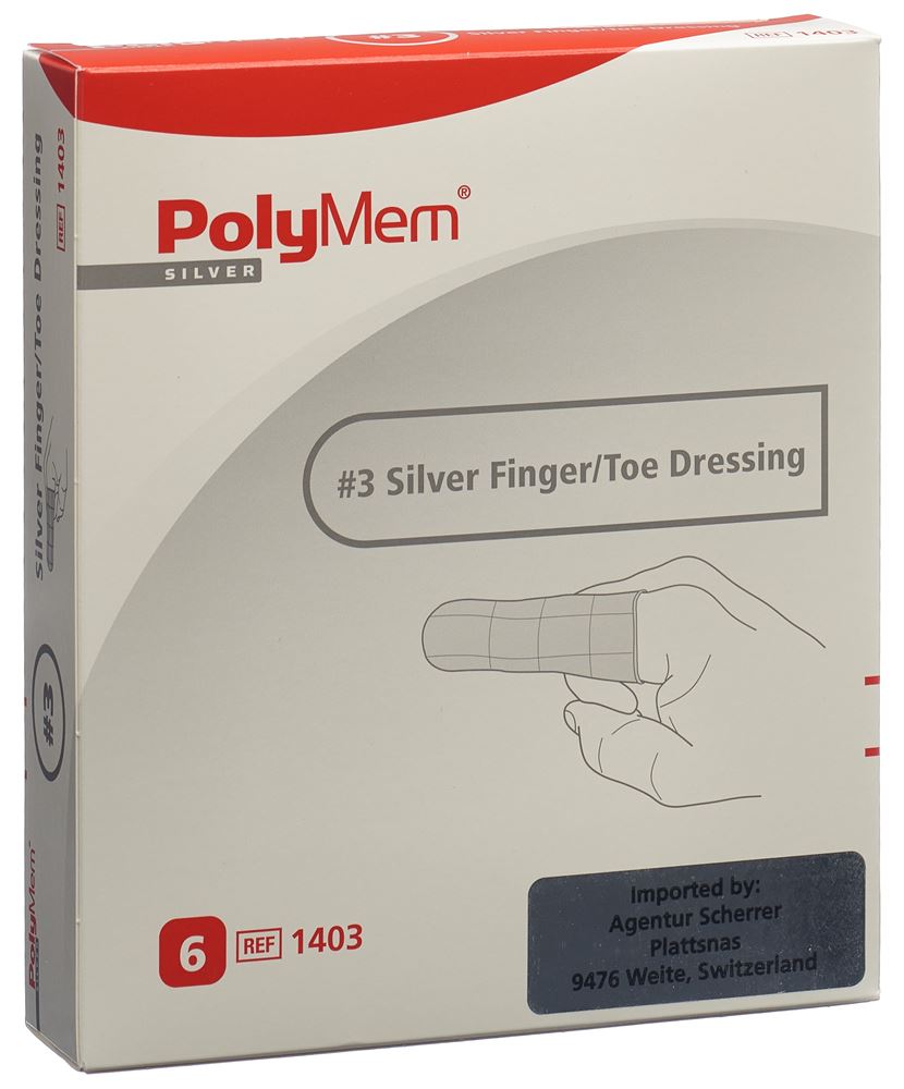 POLYMEM Finger/Toe Dressing Silver