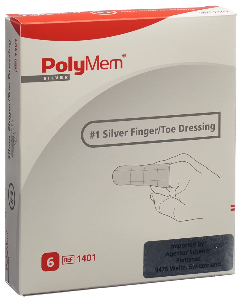 POLYMEM Finger/Toe Dressing Silver, image principale